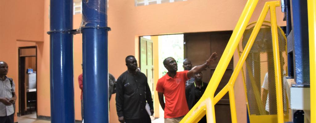 Mt. Elgon Organic Farmers; a coffee processing plant under the Agricultural Cluster Development Project in Bubyangu subcounty